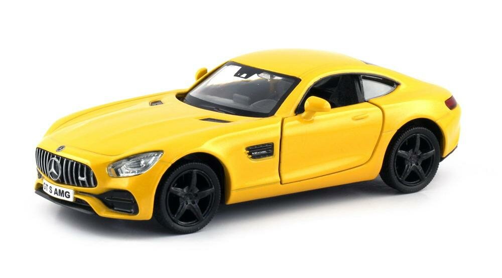 Машина металлическая RMZ City 1:32 Мерседес Бенц GT S AMG 2018 (желтый) Uni Fortune 554988-YL