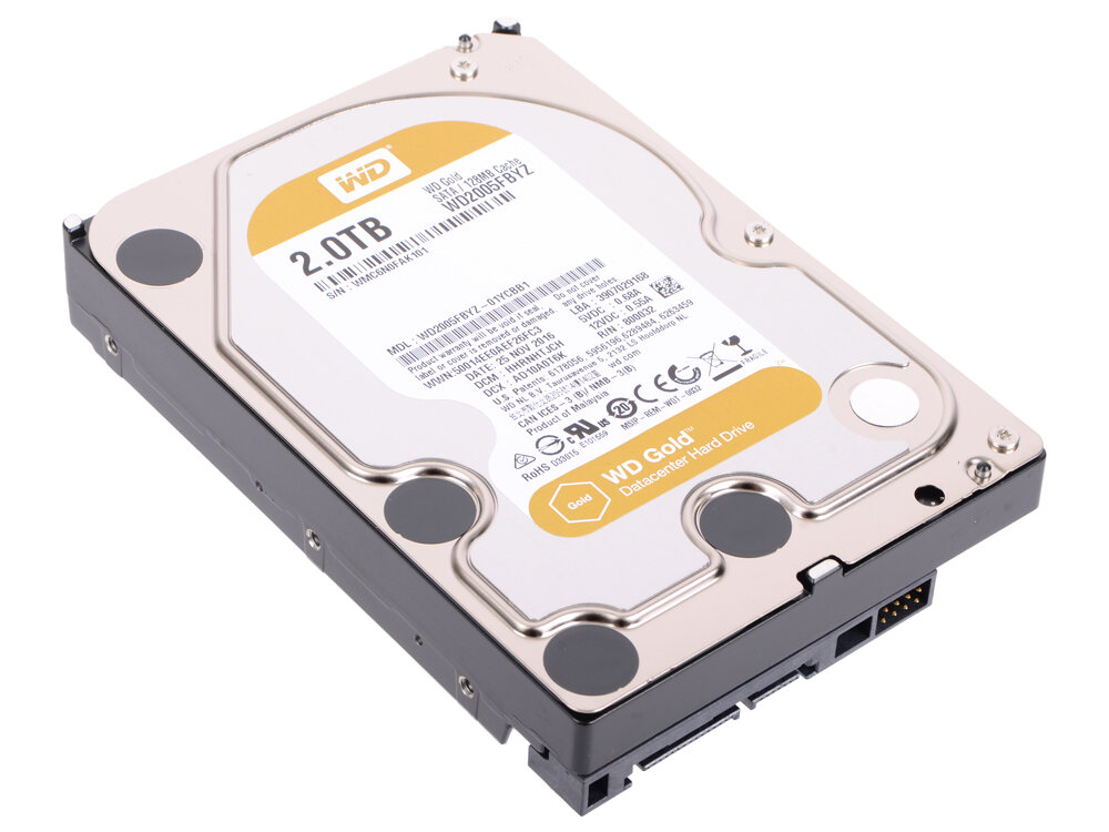 Жесткий диск Western Digital Gold WD2005FBYZ 2 Tb