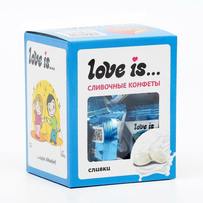 Love is Жевательные конфеты Love Is, со вкусом сливок, 105 г - фотография № 1
