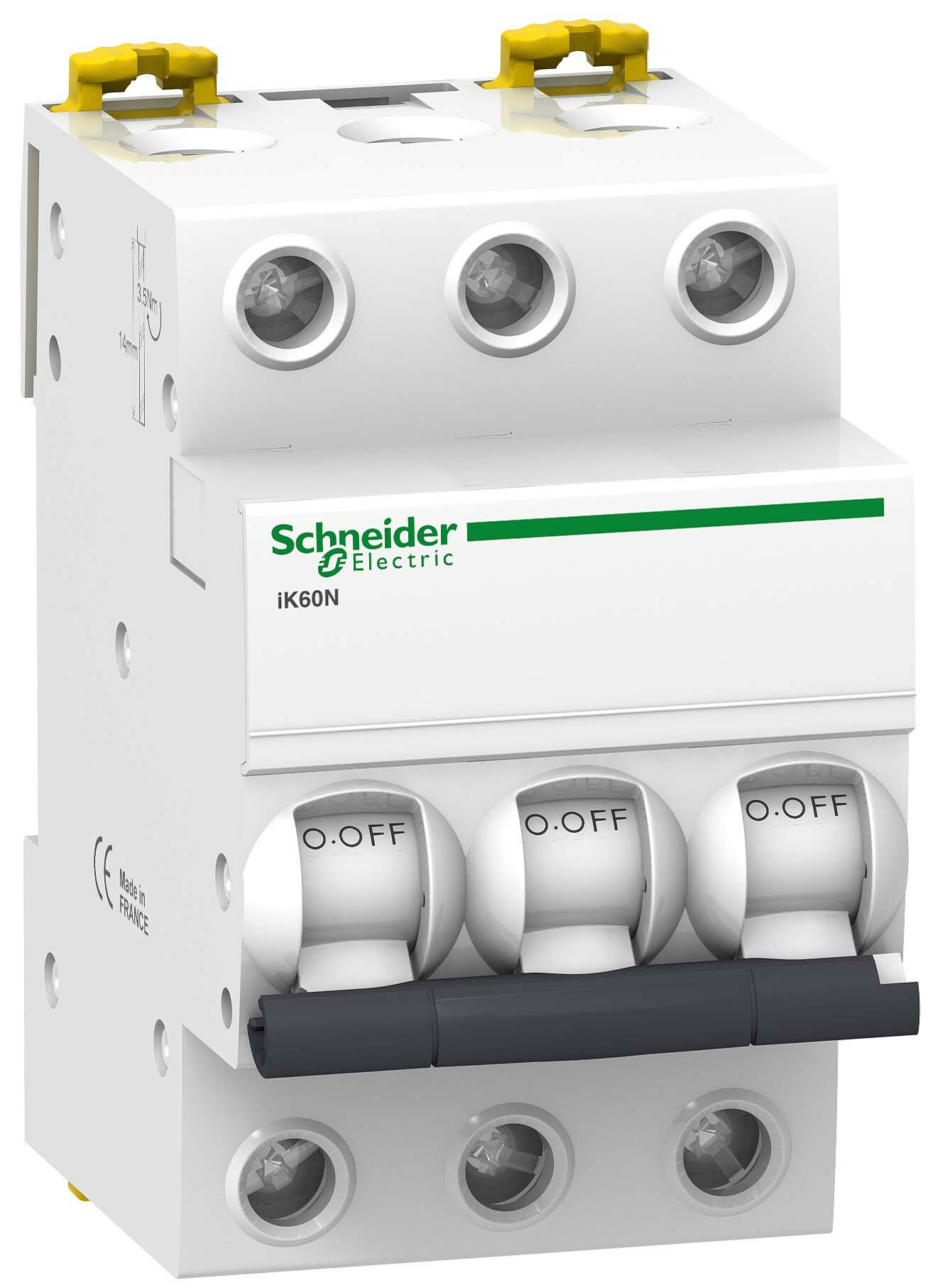   Schneider Electric Acti 9 iK60 3P 10 (C) 6kA, A9K24310