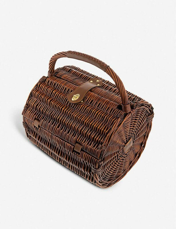 Плетеная корзина для пикника Alessi Dressed En Plein Air wicker picnic basket - фотография № 1