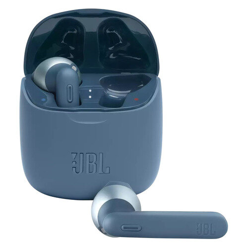 Гарнитура JBL Tune 225TWS, Bluetooth, вкладыши, синий [jblt225twsblu]