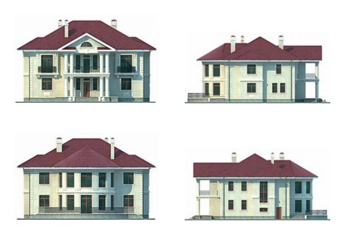 Проект дома Plans-36-74 (316 кв.м, поризованный кирпич) - фотография № 3