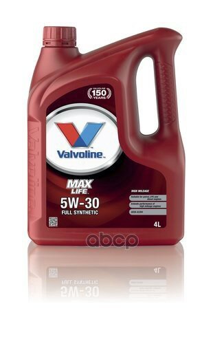 Valvoline Масло Моторное Valvoline Maxlife 5W-30 4Л.