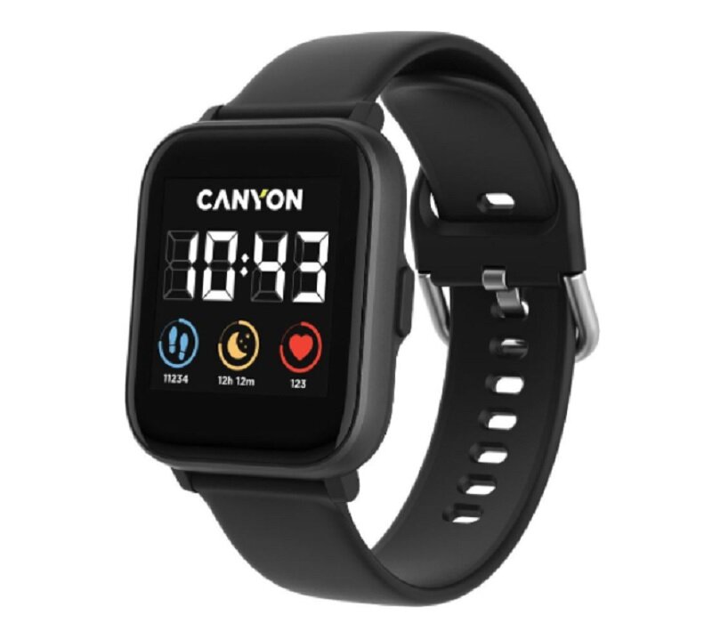 Смарт-часы Canyon Salt SW-78, black/black