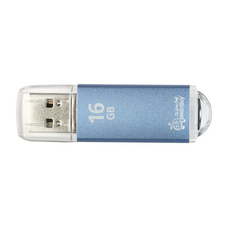 Флеш-память SmartBuy V-Cut 16 Gb USB 2.0 голубая SB16GBVC-B 445914