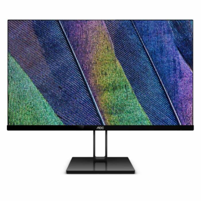 Монитор 23,8" AOC 24V2Q 1920x1080 IPS WLED 16:9 4ms HDMI DP 1000:1 50M:1 178/178 250cd Black ( 24V2Q,дисплей ЖК, LCD, Full HD )