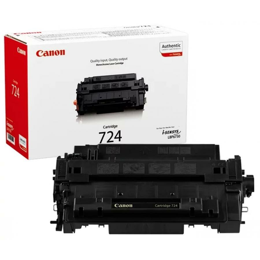 Картридж Canon 724 (3481B002) для Canon LBP-6750Dn, черный