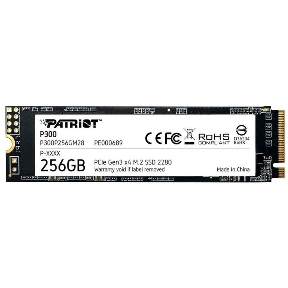 Накопитель SSD M.2 2280 PCIe NVMe 3.0 x4 256Гб PATRIOT P300 ( P300P256GM28 )