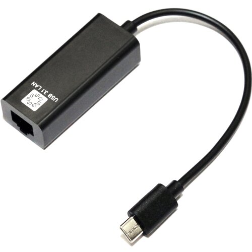 Сетевая карта RJ-45 5Bites UA3C-45-08BK USB3.1 Type-C на LAN Ethernet кабель-адаптер