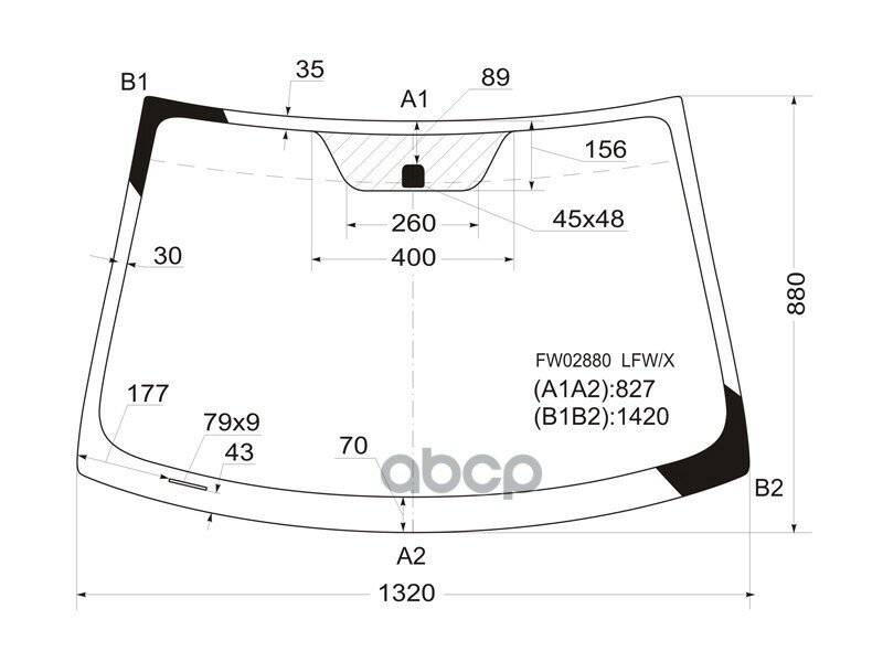 Стекло Лобовое Toyota Ist/Scion Xd #P11# 07-16 XYG арт. FW02880 LFW/X