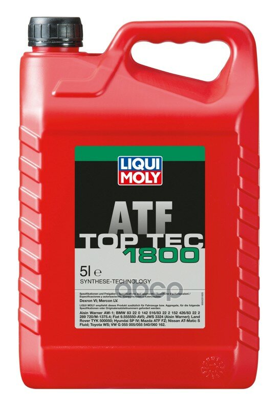 Масло Трансмиссионное "Top Tec Atf 1800" 5л (Синтетика) Liqui moly арт. 39020