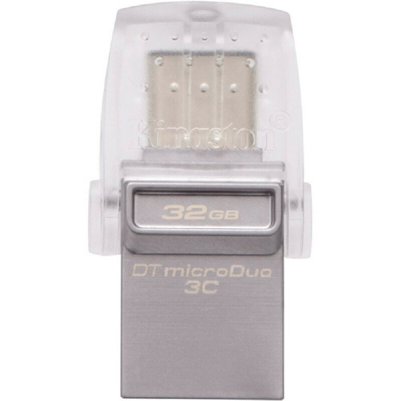 Флеш-память Kingston microDuo 3C, 64Gb, USB 3.1 G1, Type-C, с, DTDUO3C/64GB 993426