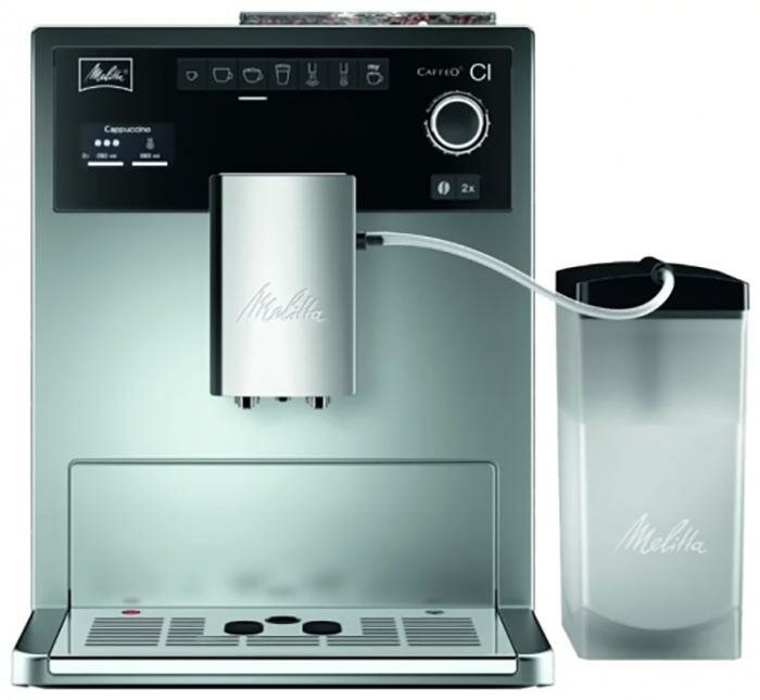 Кофемашина Melitta Caffeo CI 1450Вт серебристый