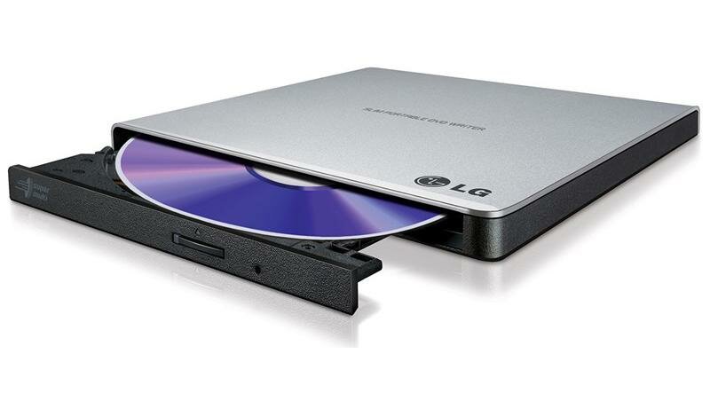 Оптич. накопитель ext. DVD±RW HLDS (Hitachi-LG Data Storage) GP57ES40 Silver USB 2.0, 9.5mm, Tray, Retail