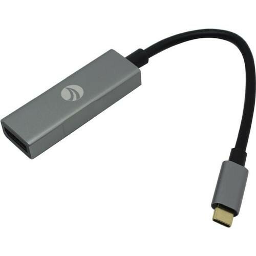 Vcom CU453 Адаптер USB 3.1 Type-Cm --> DP f , 4K@60Hz, PD charging, Aluminum Shell,