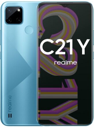 Мобильный телефон Realme C21Y 4/64 ГБ Global, голубой