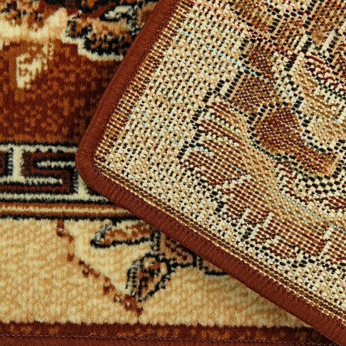Люберецкие ковры Ковер Мокко прямоугольный 70*140 см, 013/01, ПП 100%, джут - фотография № 2