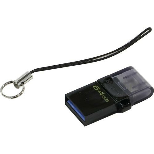 Kingston USB Drive 64GB DataTraveler microDuo 3G, USB 3.1 microUSB OTG DTDUO3G2 64GB