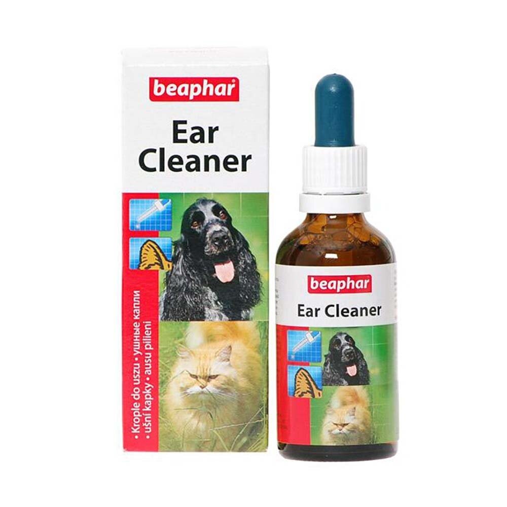 Beaphar лосьон Ear Cleaner для чистки ушей кошек и собак, 50 мл