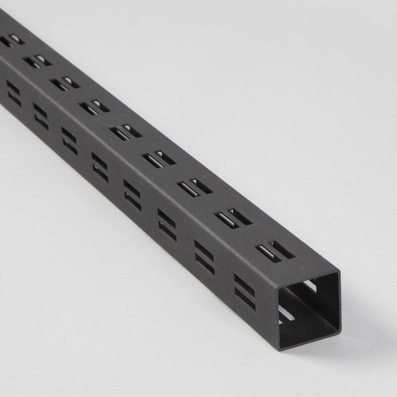 фото Модульные системы FIRESHOP Стойка перфорированная Высота: 1500 мм Профиль: 40х40 мм Цвет: черный муар