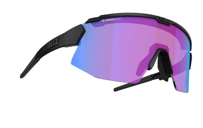 Спортивные очки со сменными линзами (2 линзы) модель "BLIZ Breeze Nano Optics Black Nordic Light
