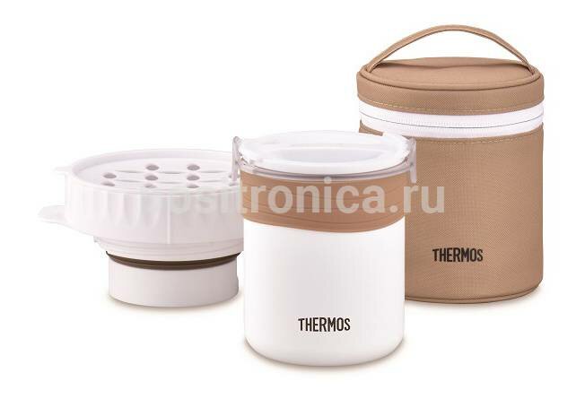 Термос Thermos JBS-360, 0.36л, бежевый/белый (135223)