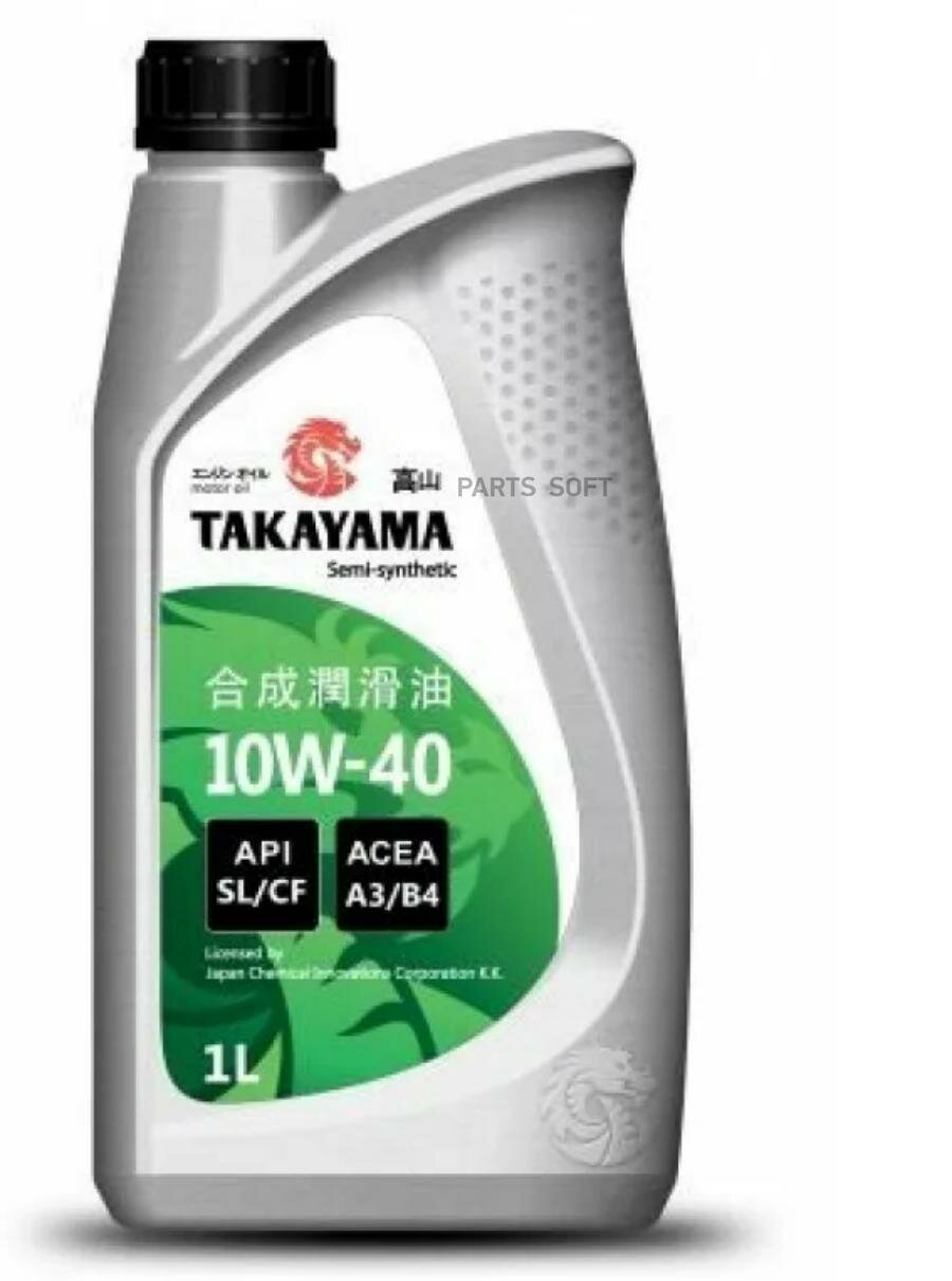 TAKAYAMA 605525 Масло моторное Takayama Motor Oil 10W-40 1 л 605525