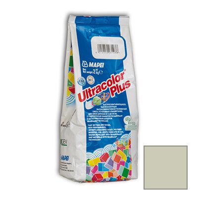 Затирка цементная Mapei Ultracolor Plus 111 светло-серая 2 кг