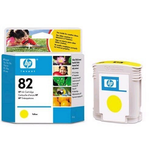 Расходный материал HP HP 82 69-ml Yellow Ink Cartridge C4913A