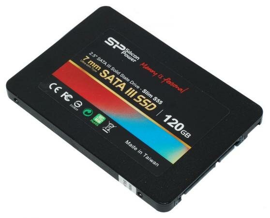 Твердотельный накопитель SSD 2.5" 120 Gb Silicon Power S55 Read 550Mb/s Write 530Mb/s SATA III SP120GBSS3S55S25