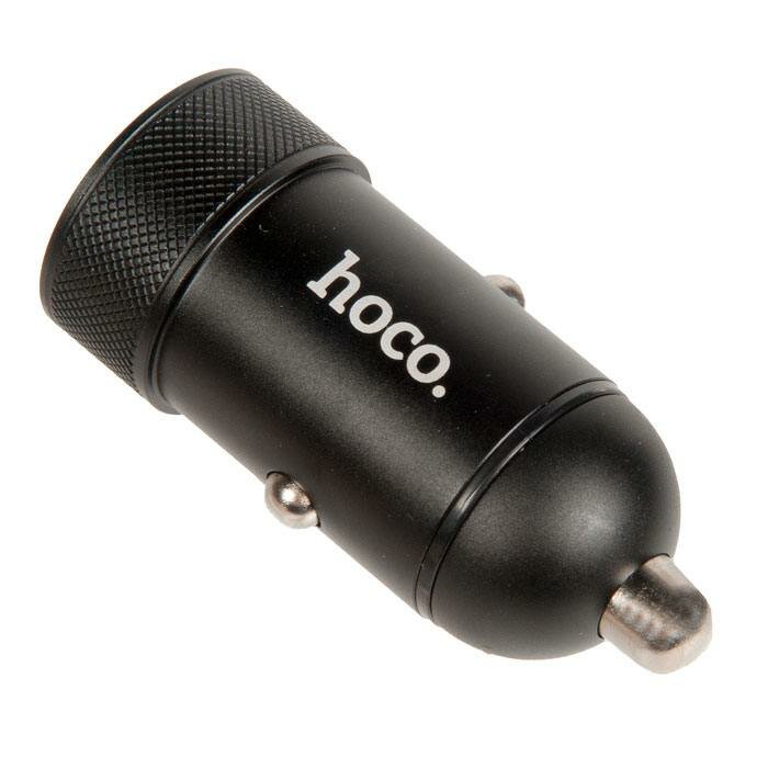 Автомобильная зарядка от прикуривателя Hoco Z32A QC3.0, один порт USB, 5V, 4.0A, 18W, чёрный