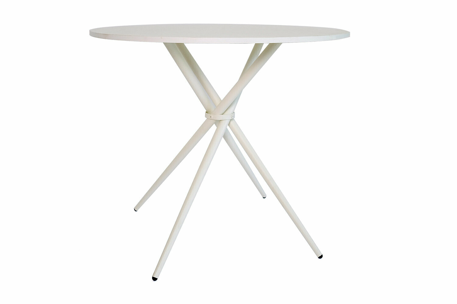 Кухонный стол Hoff Тринити 90х75х90 см цвет белый