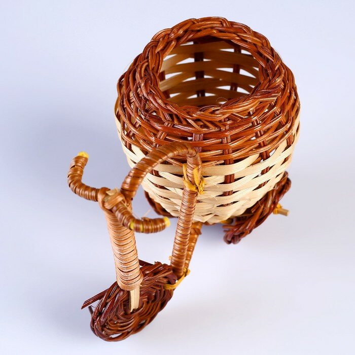 Плетеные сувениры (Велосипед) 15х9 см H 12 см.(Бамбук срезан) (2 шт) - фотография № 3