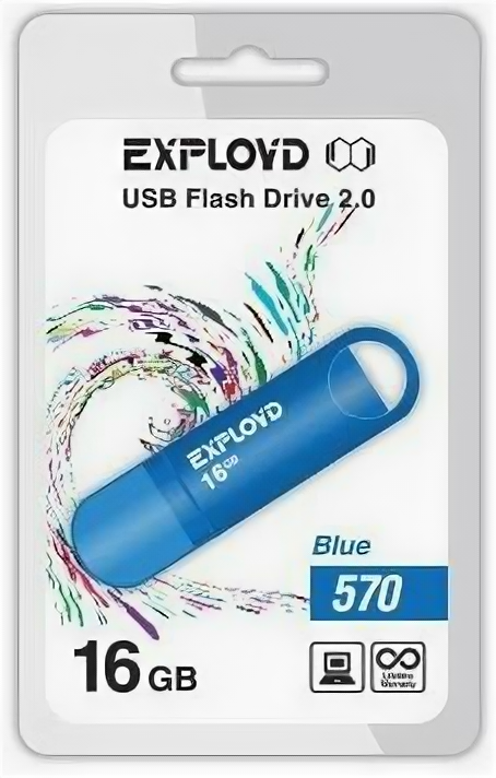 USB flash накопитель Exployd 570 16GB синий