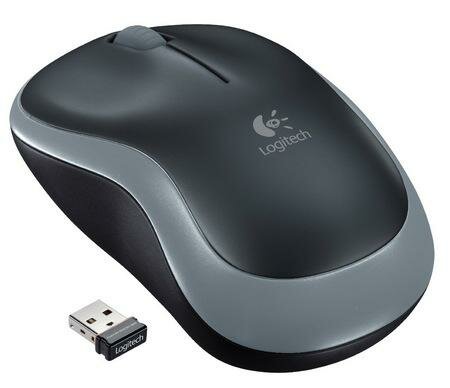  (910-002238) Logitech Wireless Mouse M185, Swift Grey