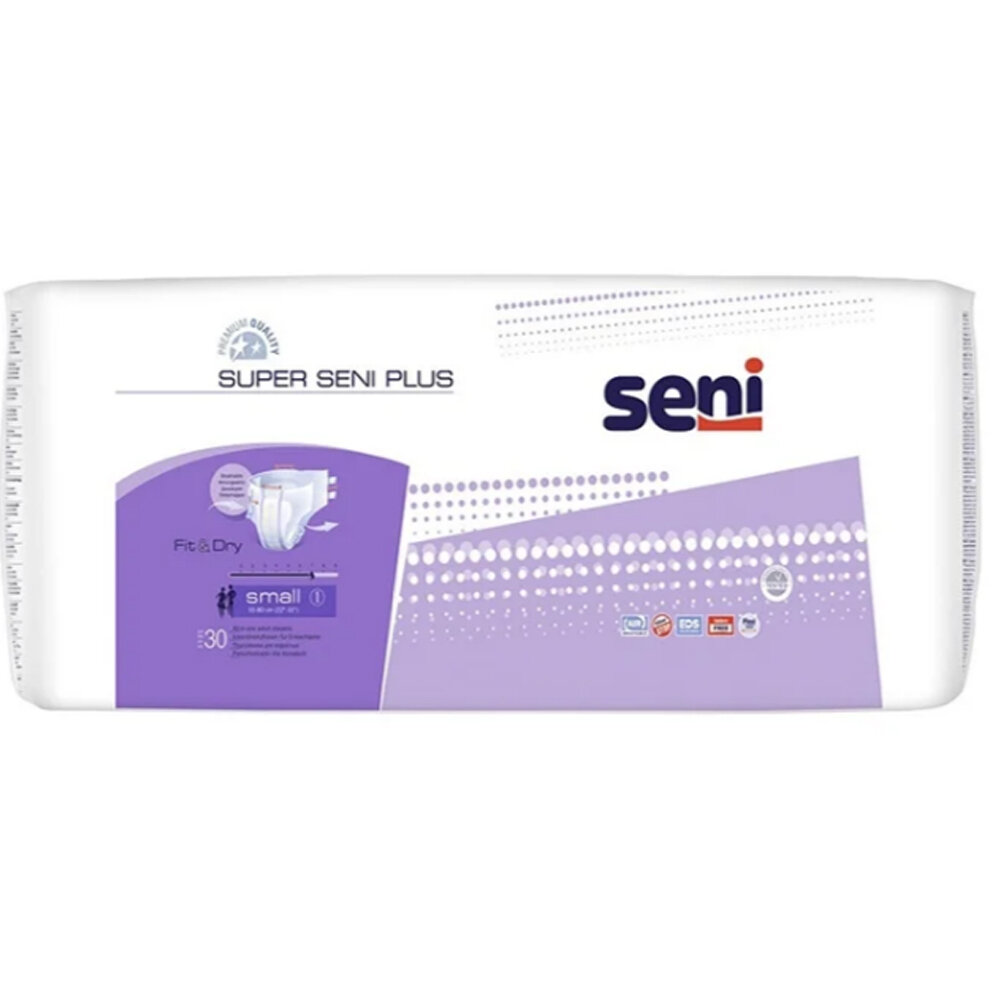 Seni Подгузники для взрослых Super Plus, 130-170 см., XL (30 шт.)