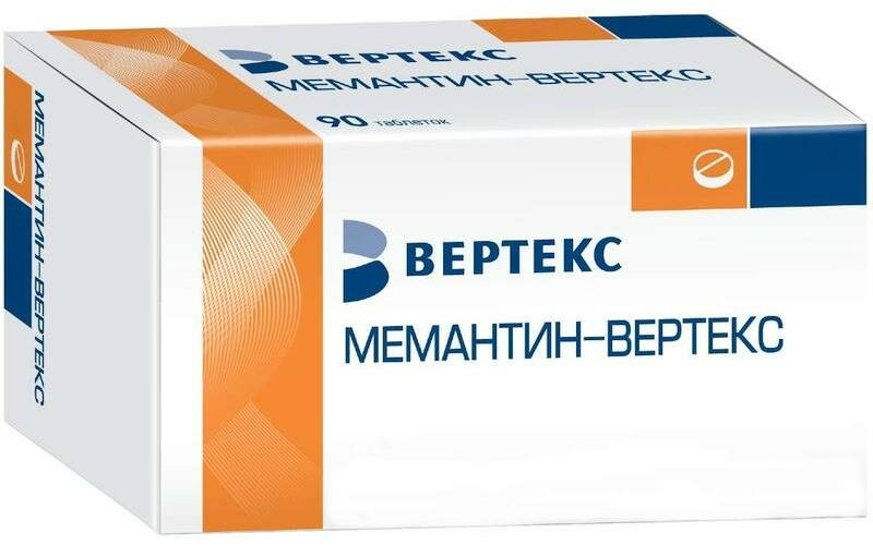 Мемантин-Вертекс таб. п/о плен.