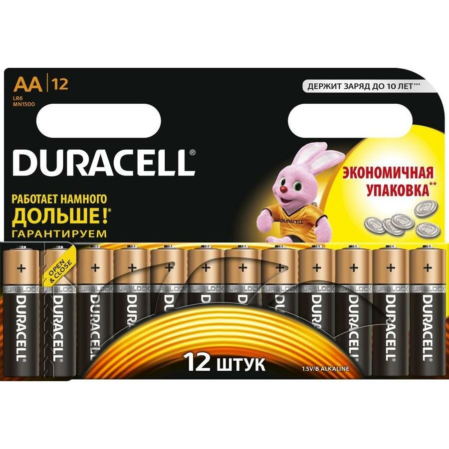 Батарейка Duracell LR6-12BL Basic AA (12шт.)