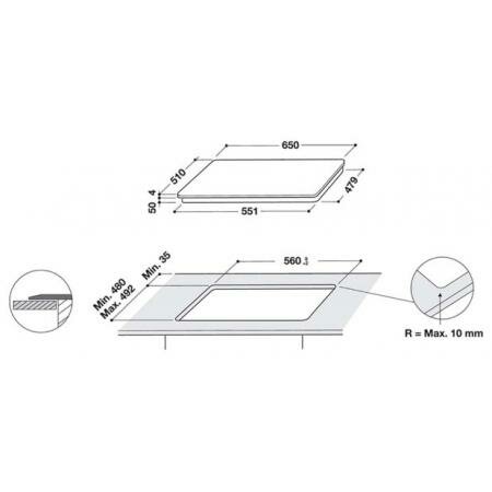 Whirlpool Индукционная варочная панель Whirlpool WF S9365 BF/IXL