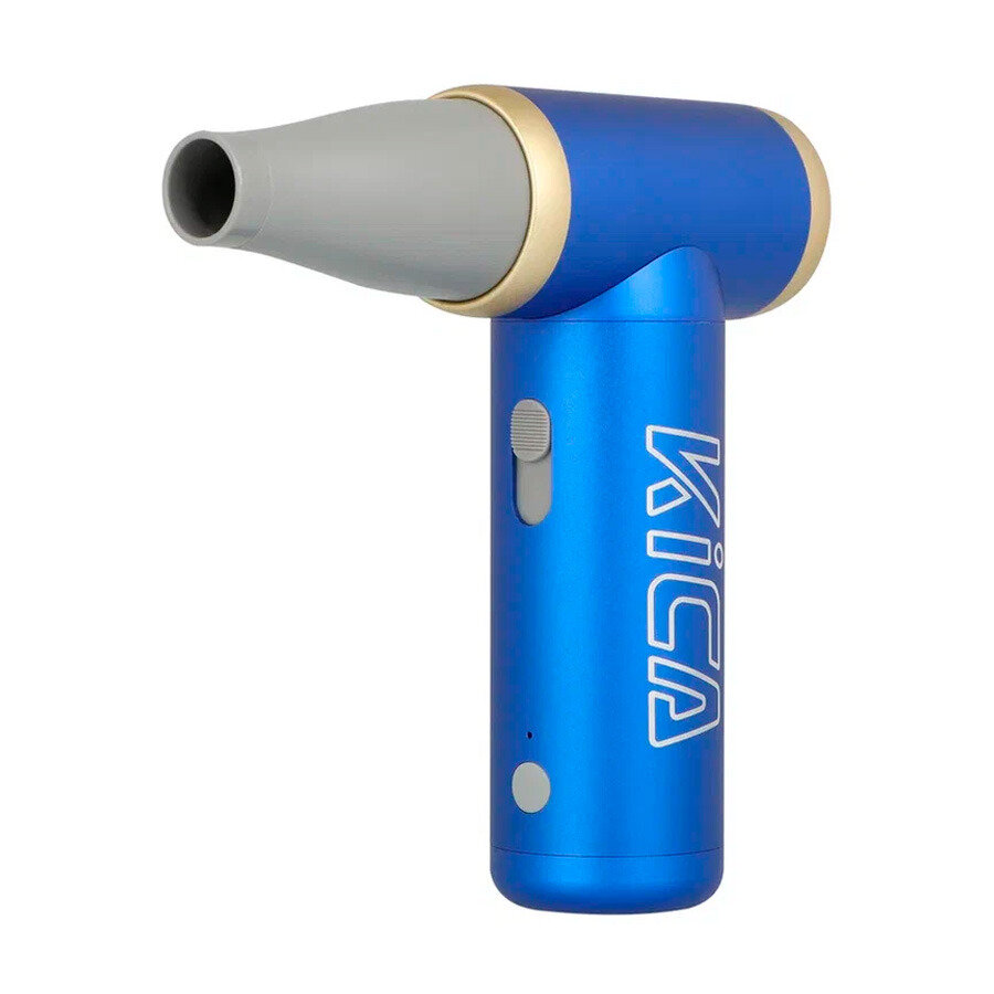 фото Воздуходувка аккумуляторная для автомобиля или компьютера c функцией пылесоса KiCa (Jet Fan 2 Vacuum Kit) синяя