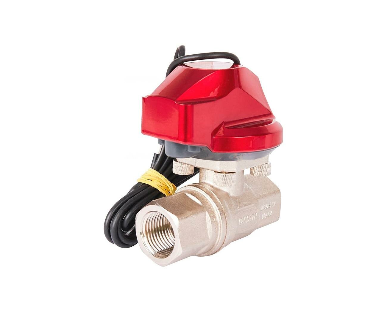 фото Кран с электроприводом Аква-сторож Оригинал 1-2 (O48336EL) с Итальянским шаровым краном 1/2 от Bonomi Industries SRL диаметр прохода: 15 мм.