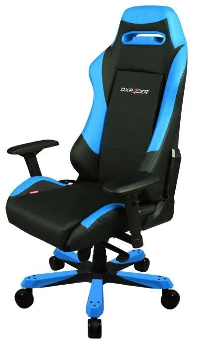 Компьютерное кресло DXRacer Iron чёрно-синее (OH/IS11/NB)
