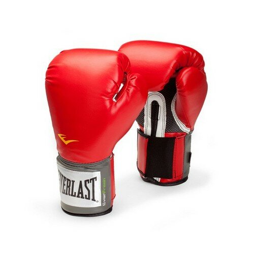 Перчатки боксёрские: Перчатки тренировочные Everlast PU Pro Style Anti-MB 16oz красные, артикул 2116U