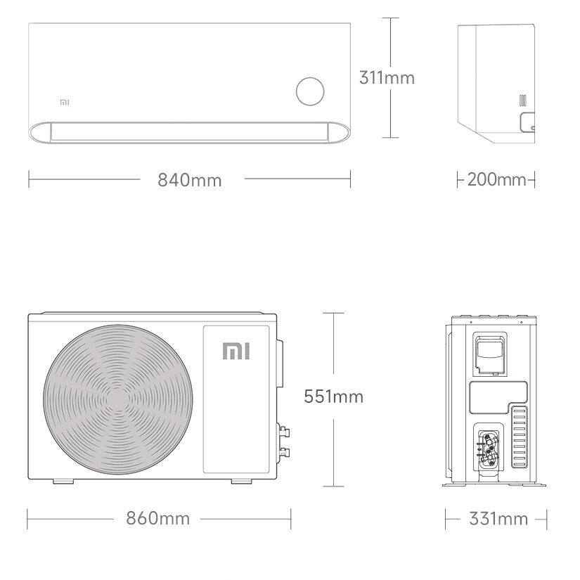 Кондиционер Xiaomi Mijia Smart Air Conditioner New Level (KFR-35GW/N1A1) - фотография № 5