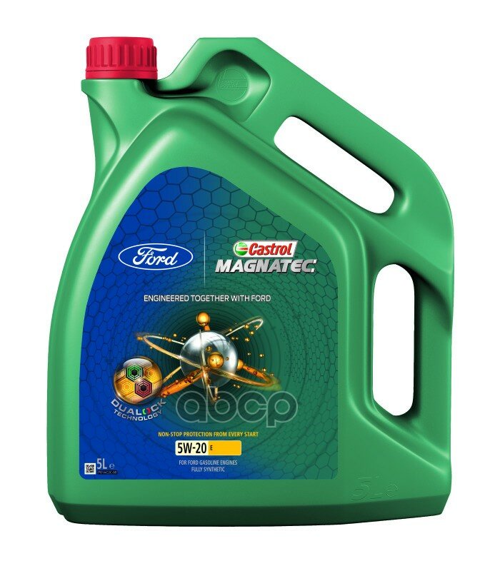 Castrol 5w-20 E 4 X 5 Lt Моторное Масло Для Ford Ford-Castrol Magnatec