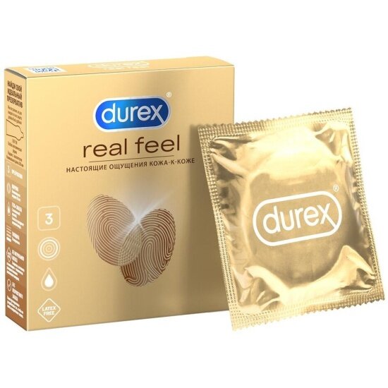 Презервативы DUREX №3 RealFeel для естественных ощущений