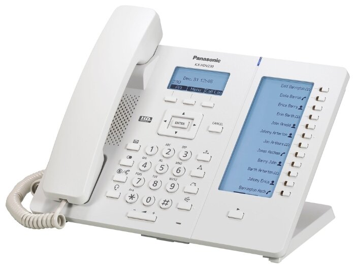 VoIP-телефон Panasonic KX-HDV230RU, white