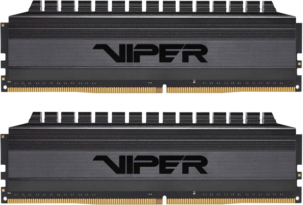 Оперативная память 8Gb DDR4 3200MHz Patriot Viper 4 Blackout (PVB48G320C6K) (2x4Gb KIT) (retail)