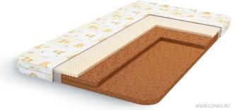 Россия Матрас Lonax Baby Latex-Cocos Light 60x170